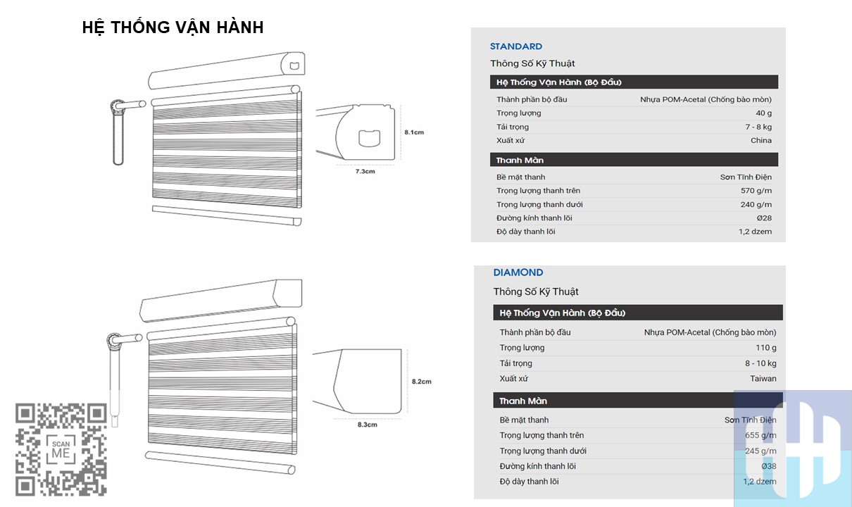 Rèm cầu vồng Hàn quốc Norden blackout zk6003